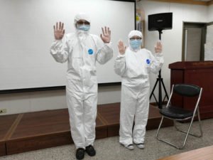 「防患於未然」防護衣體驗